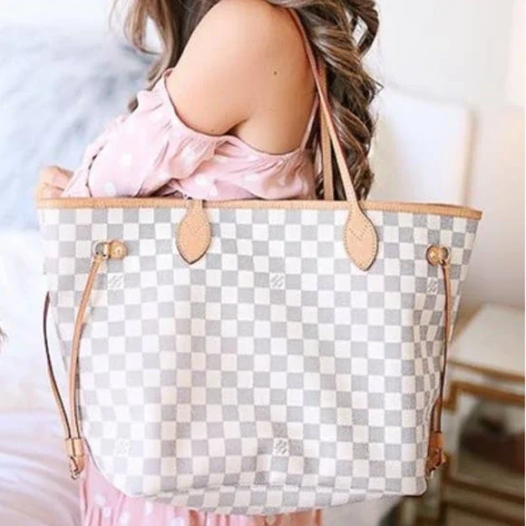💎✨BEAUTIFUL✨💎 Authentic Louis Vuitton Damier Azur Neverfull MM - Picture 1 of 10